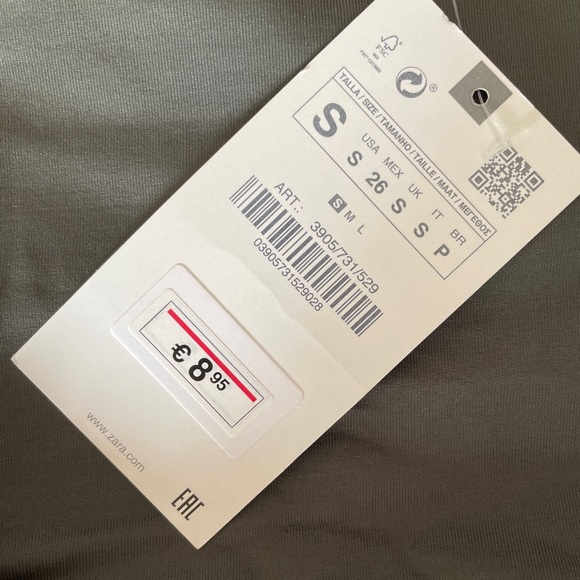 Zara ELASTIC TOP WITH WIDE STRAPS - Picture 12 of 12